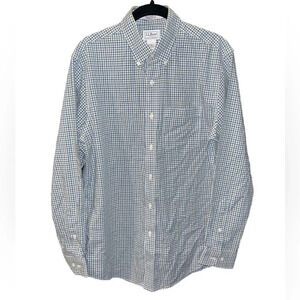 L.L. Bean Plaid Wrinkle Free Traditional Fit Button Down Cotton Shirt Small